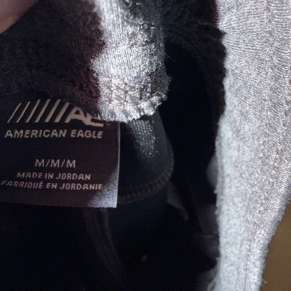 Men’s medium American Eagle 24/7 gray joggers. Soft, stretchy, moisture wicking. - Picture 2 of 4